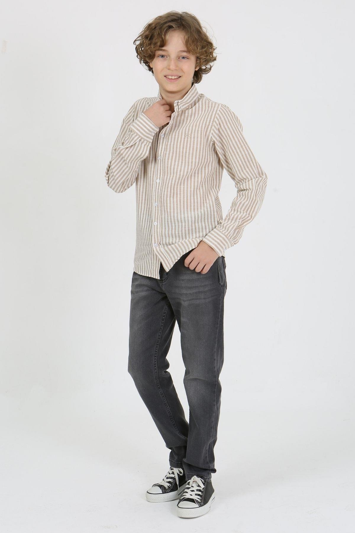 CEP KENARI DİKİŞLİ ERKEK KOT PANTOLON