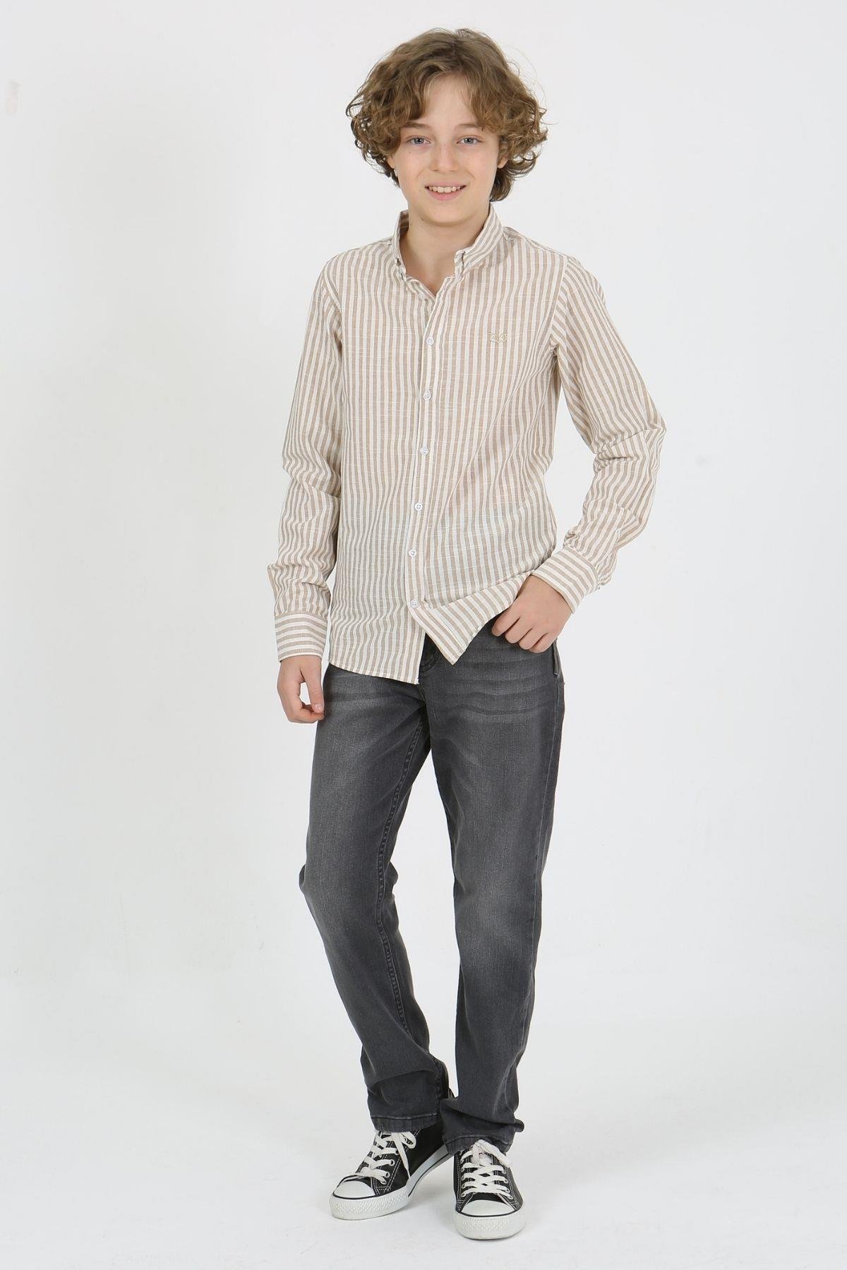 CEP KENARI DİKİŞLİ ERKEK KOT PANTOLON