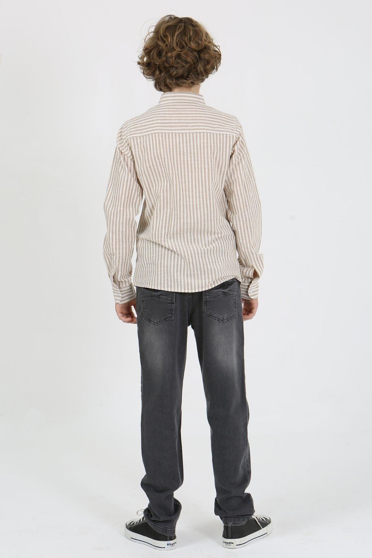 CEP KENARI DİKİŞLİ ERKEK KOT PANTOLON