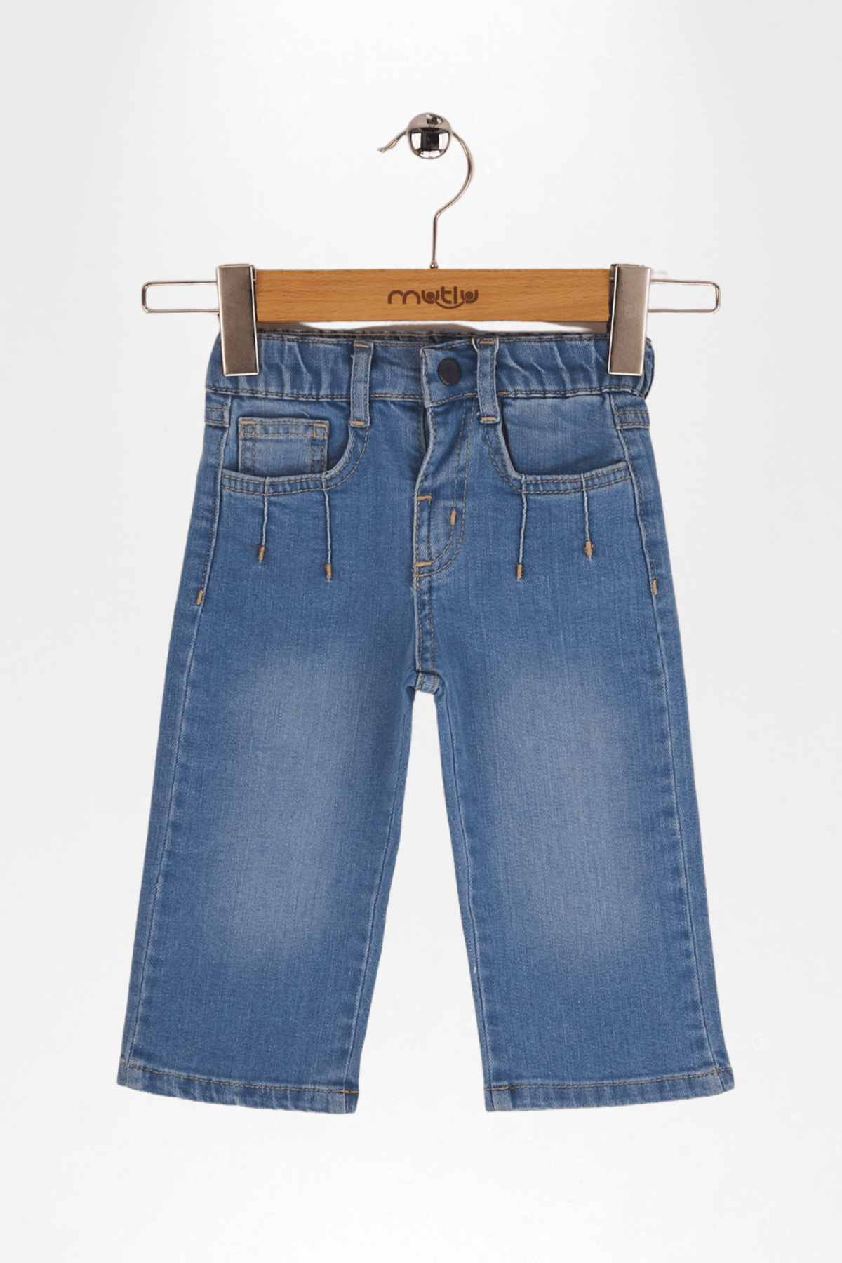 CEP PENSLİ KIZ KOT PANTOLON