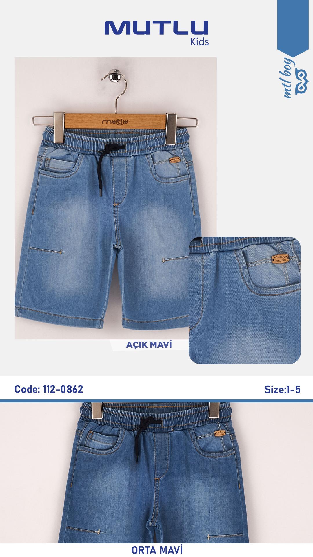 CEP SÜS DİKİŞLİ ERKEK KOT KAPRİ