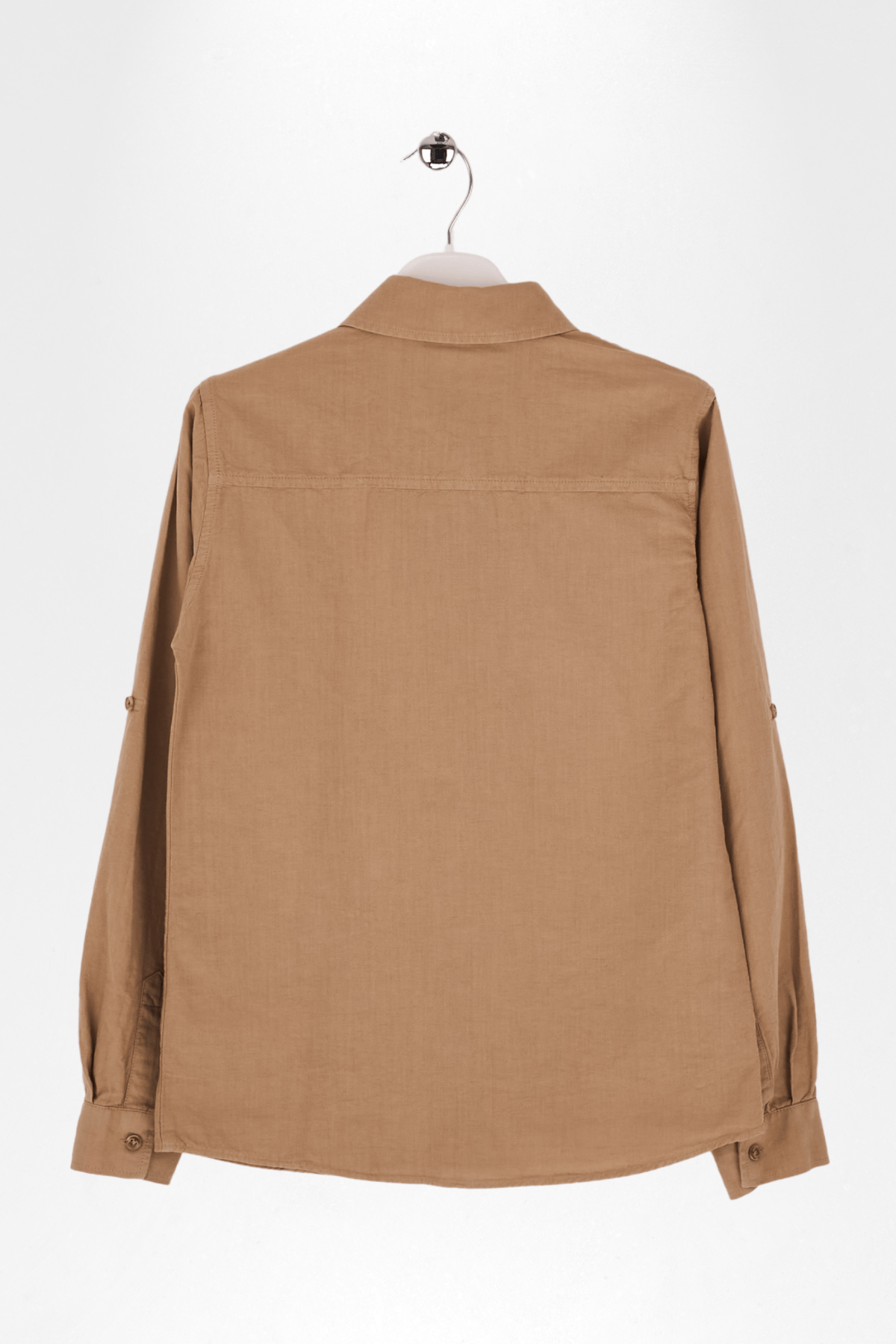 CEP ÜSTÜ PUNTEREZLİ ERKEK KETEN GÖMLEK