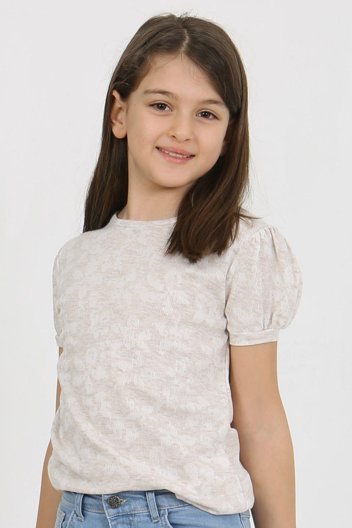 ÇİÇEK DESENLİ BASİC KIZ BODY