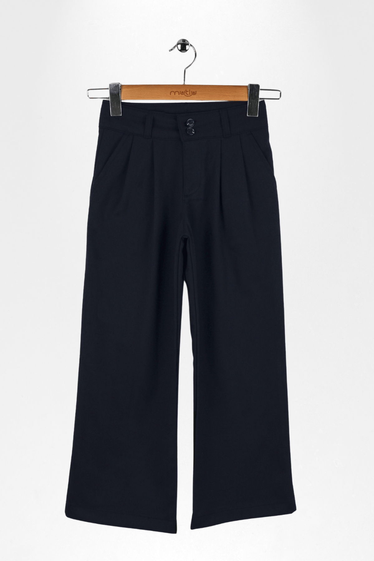 ÇİFT DÜĞMELİ KIZ OKUL PANTOLON