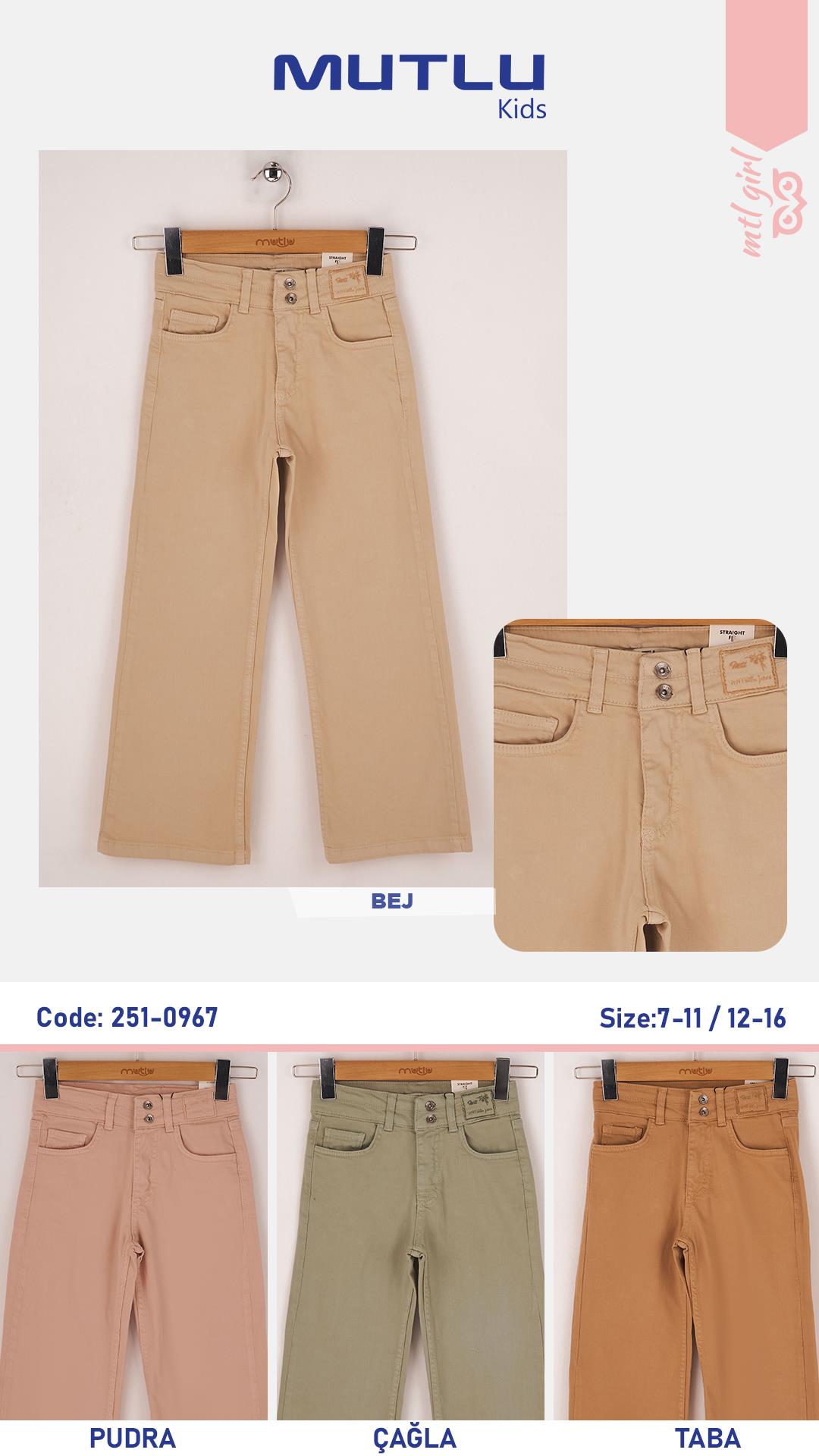 ÇİFT KEMER GABARDİN PANTOLON