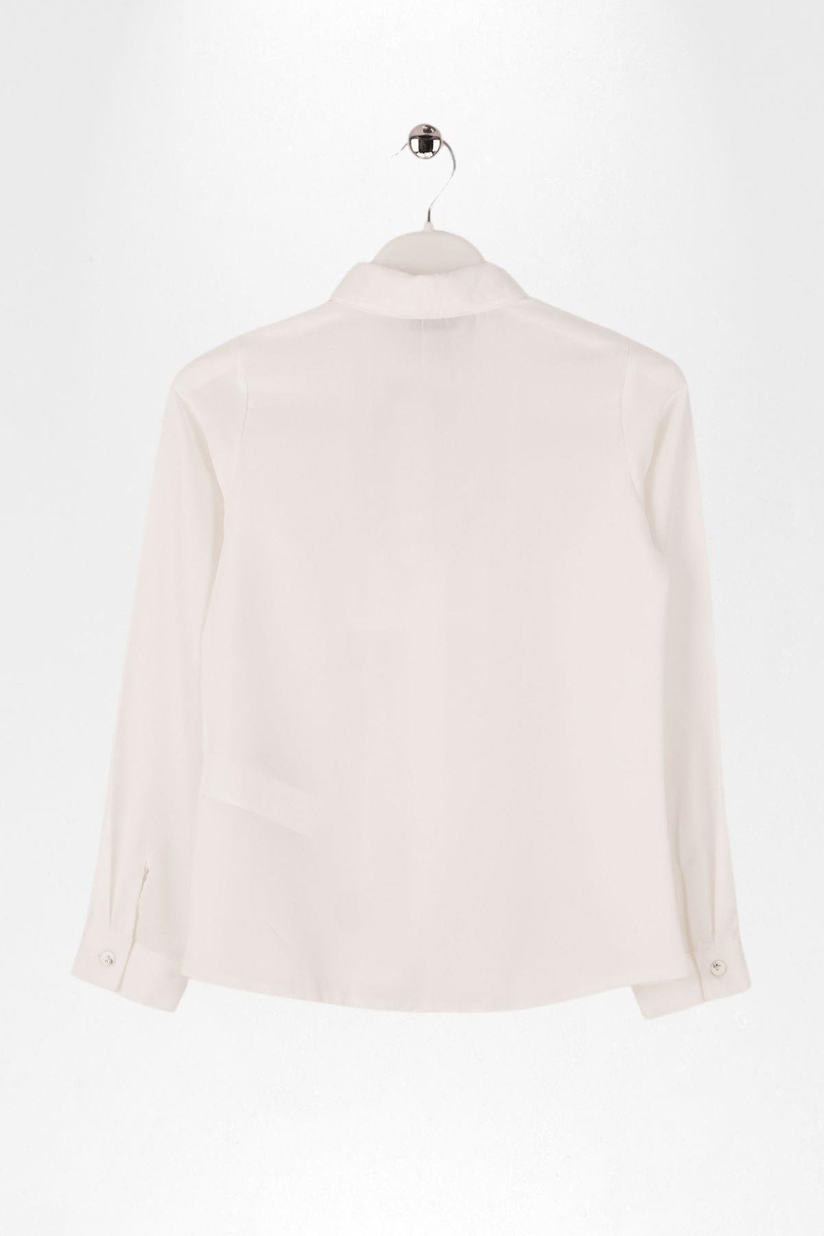 DANTELLİ KIZ OKUL GÖMLEK