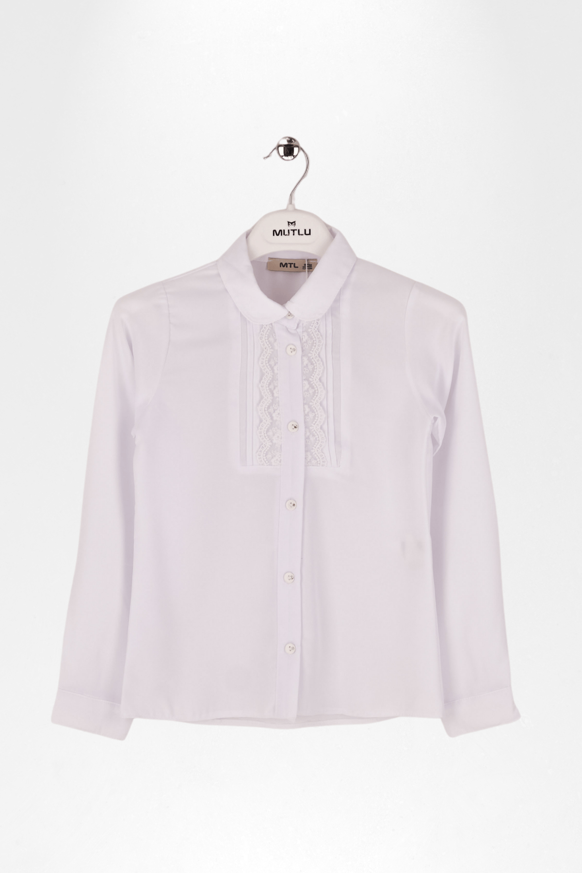 DANTELLİ KIZ OKUL GÖMLEK