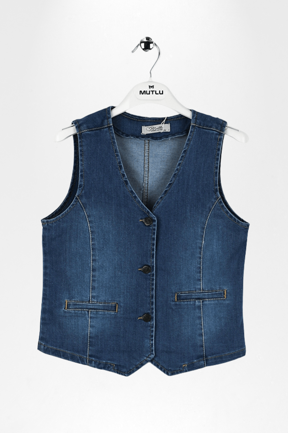 DENİM KIZ YELEK