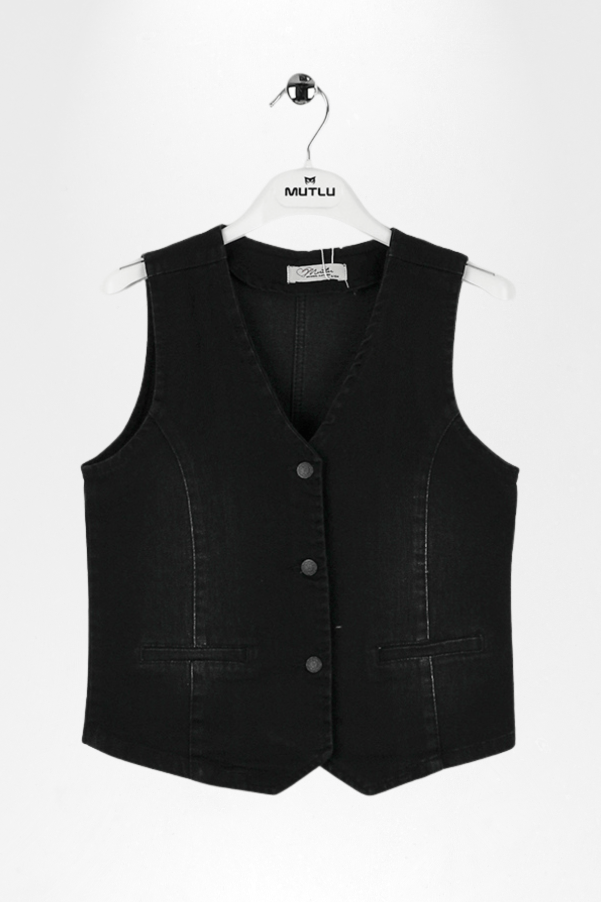 DENİM KIZ YELEK