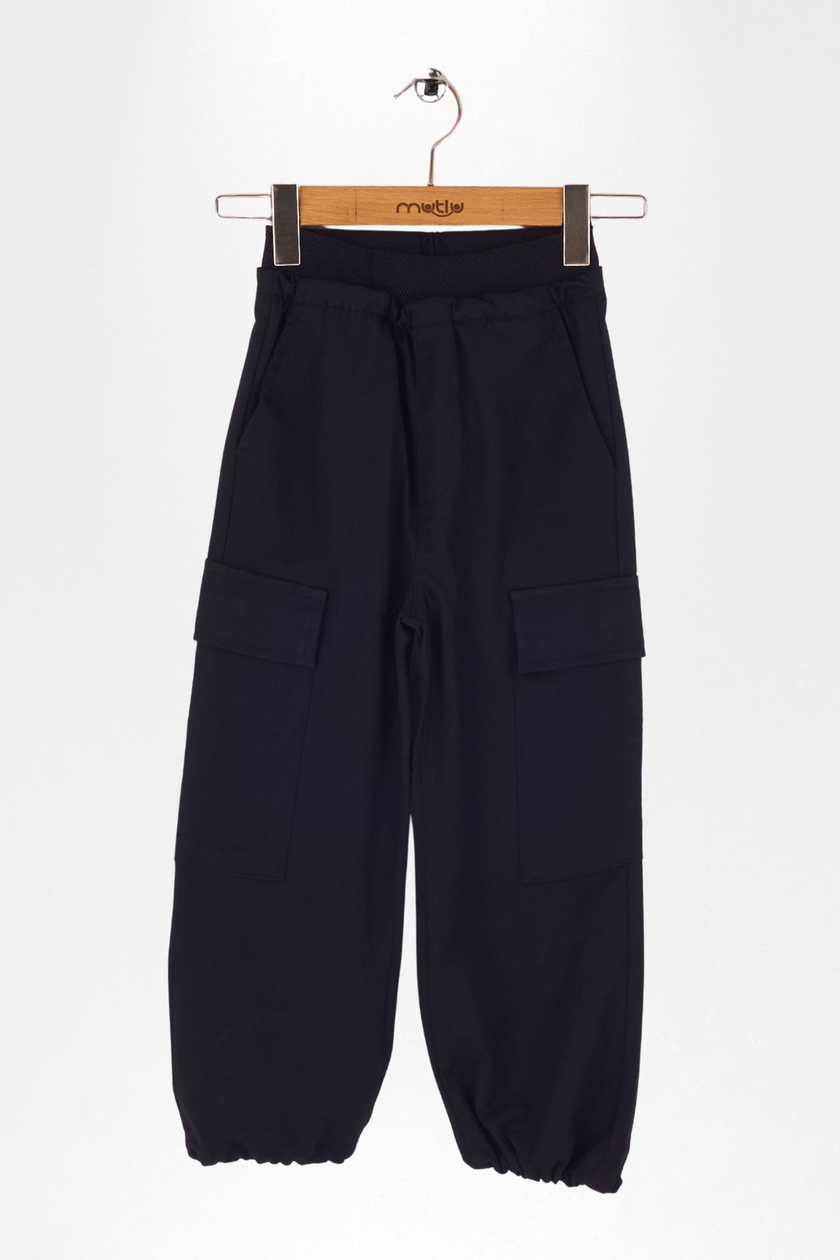 DESENLİ LASTİKLİ KIZ OKUL PANTOLON