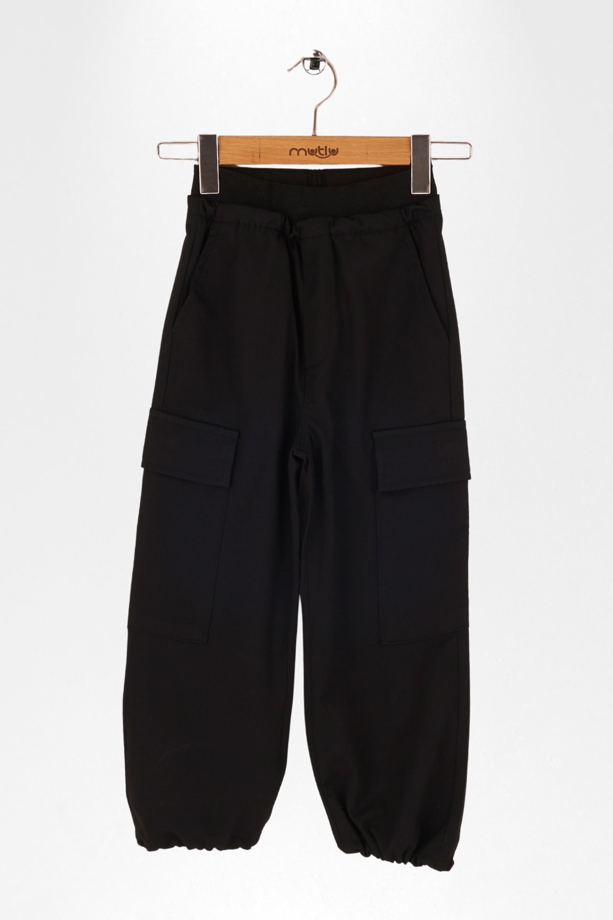 DESENLİ LASTİKLİ KIZ OKUL PANTOLON