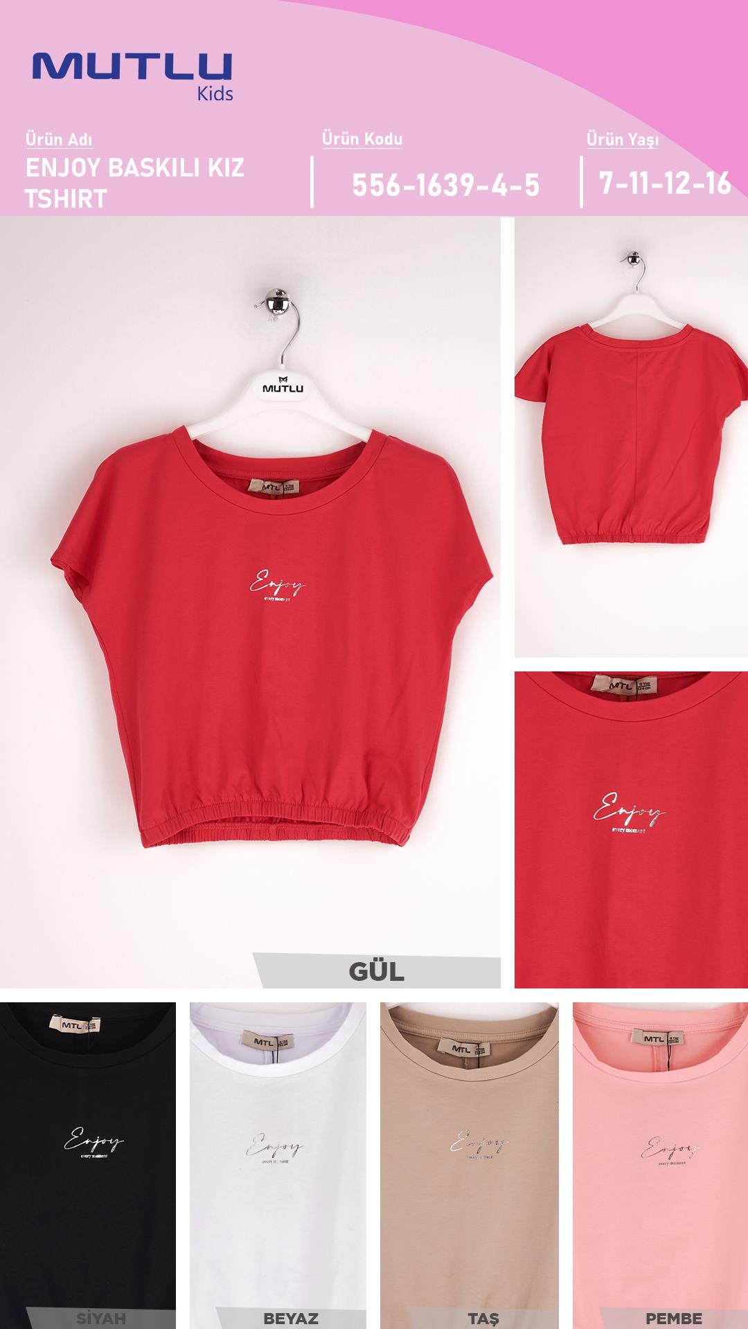 ENJOY BASKILI KIZ TSHIRT