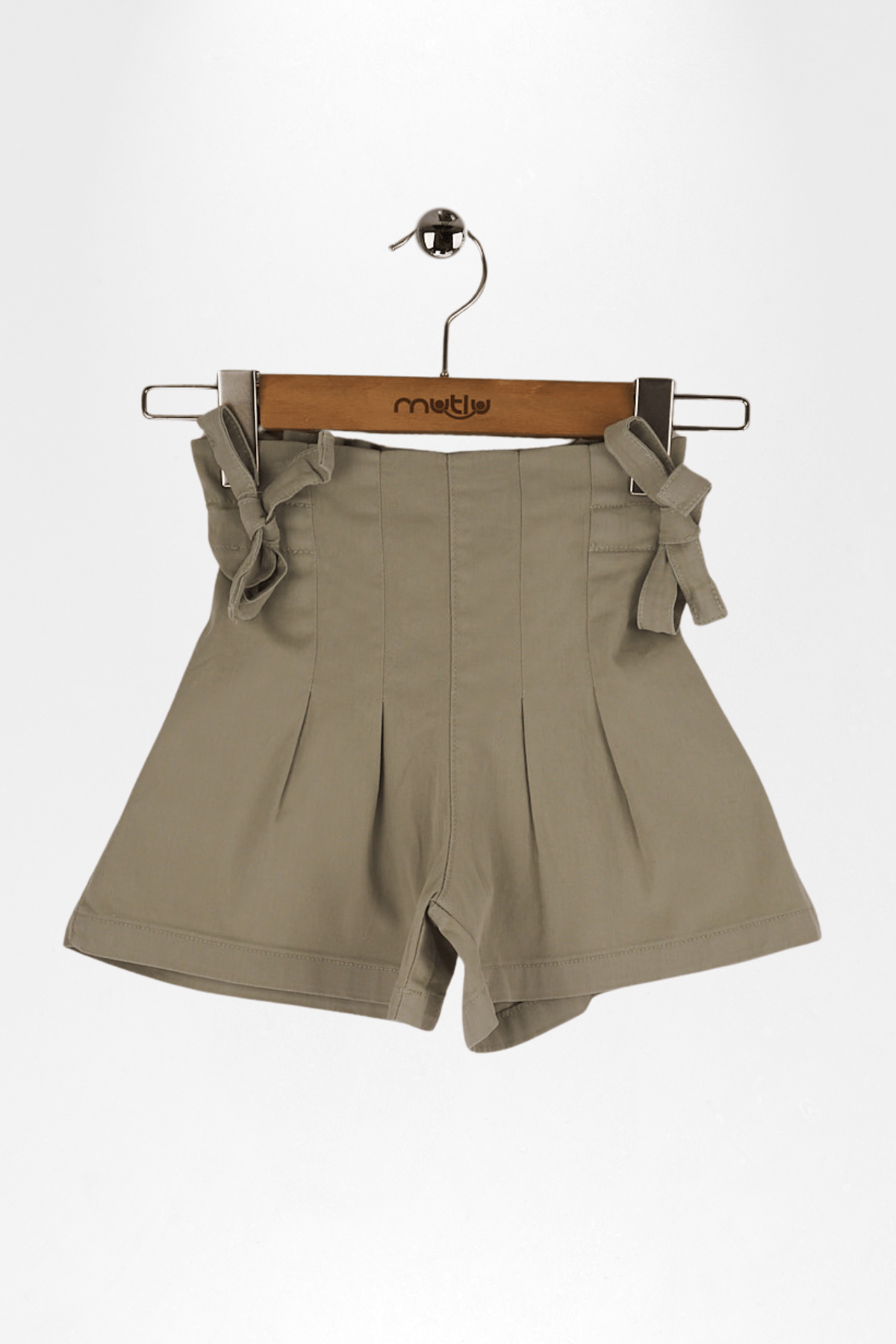 FİYONKLU GABARDİN KIZ ŞORT