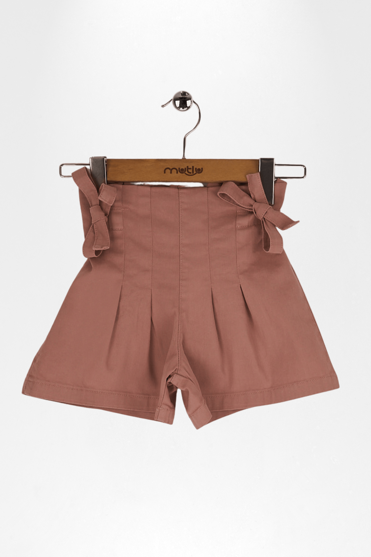 FİYONKLU GABARDİN KIZ ŞORT