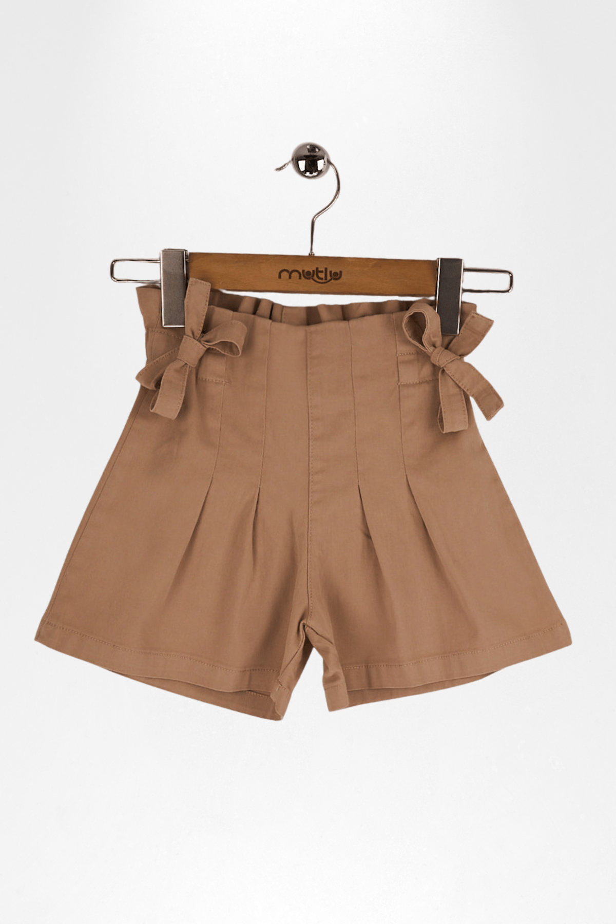 FİYONKLU GABARDİN KIZ ŞORT