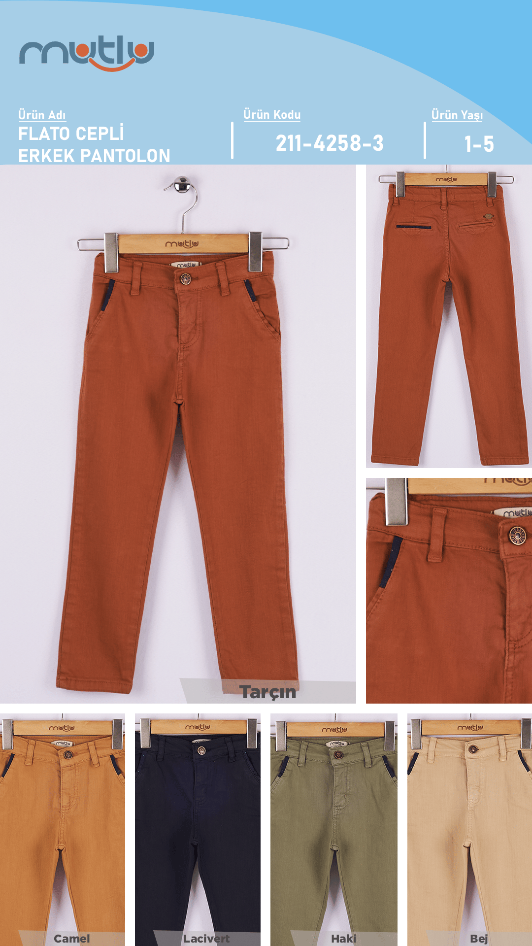 FLATO CEPLİ ERKEK PANTOLON