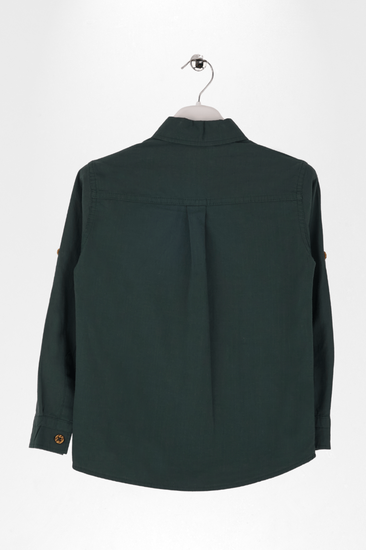 FLETO CEPLİ ERKEK KETEN GÖMLEK