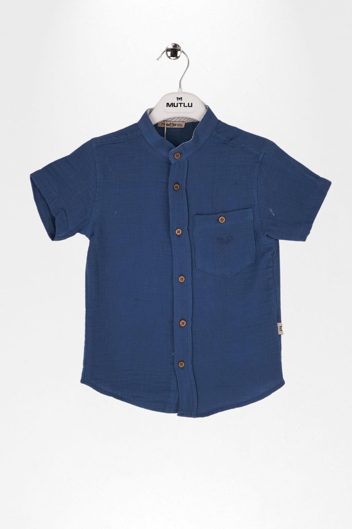 GARNİLİ MÜSLİN ERKEK GÖMLEK