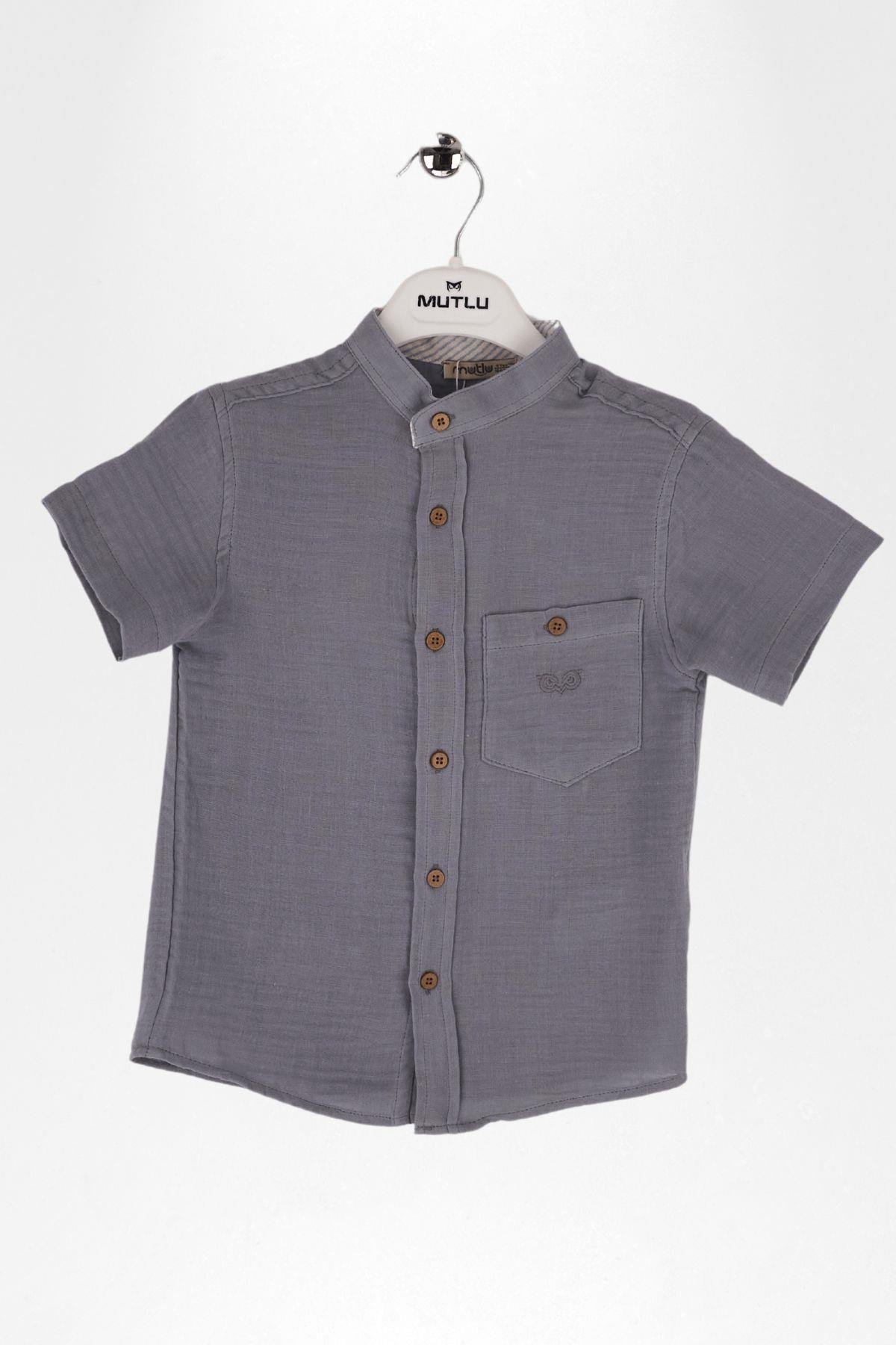 GARNİLİ MÜSLİN ERKEK GÖMLEK