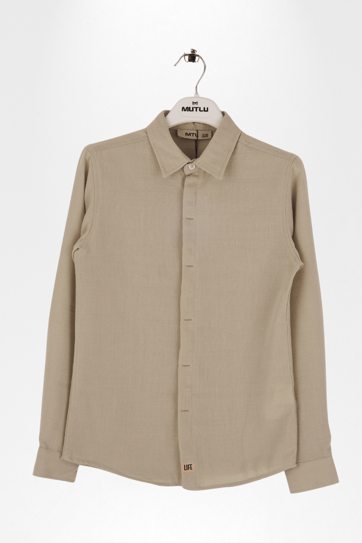 GİZLİ PAT PUNTERİZLİ ERKEK GÖMLEK