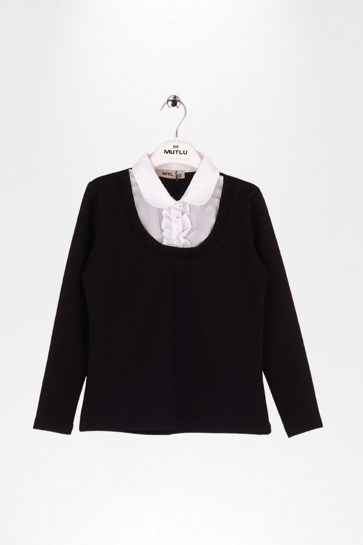 GÖMLEK GÖRÜNÜMLÜ KIZ SWEAT