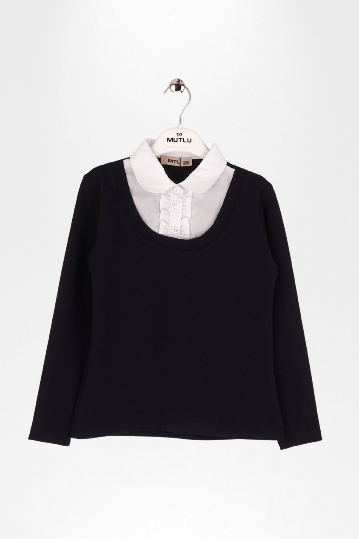 GÖMLEK GÖRÜNÜMLÜ KIZ SWEAT