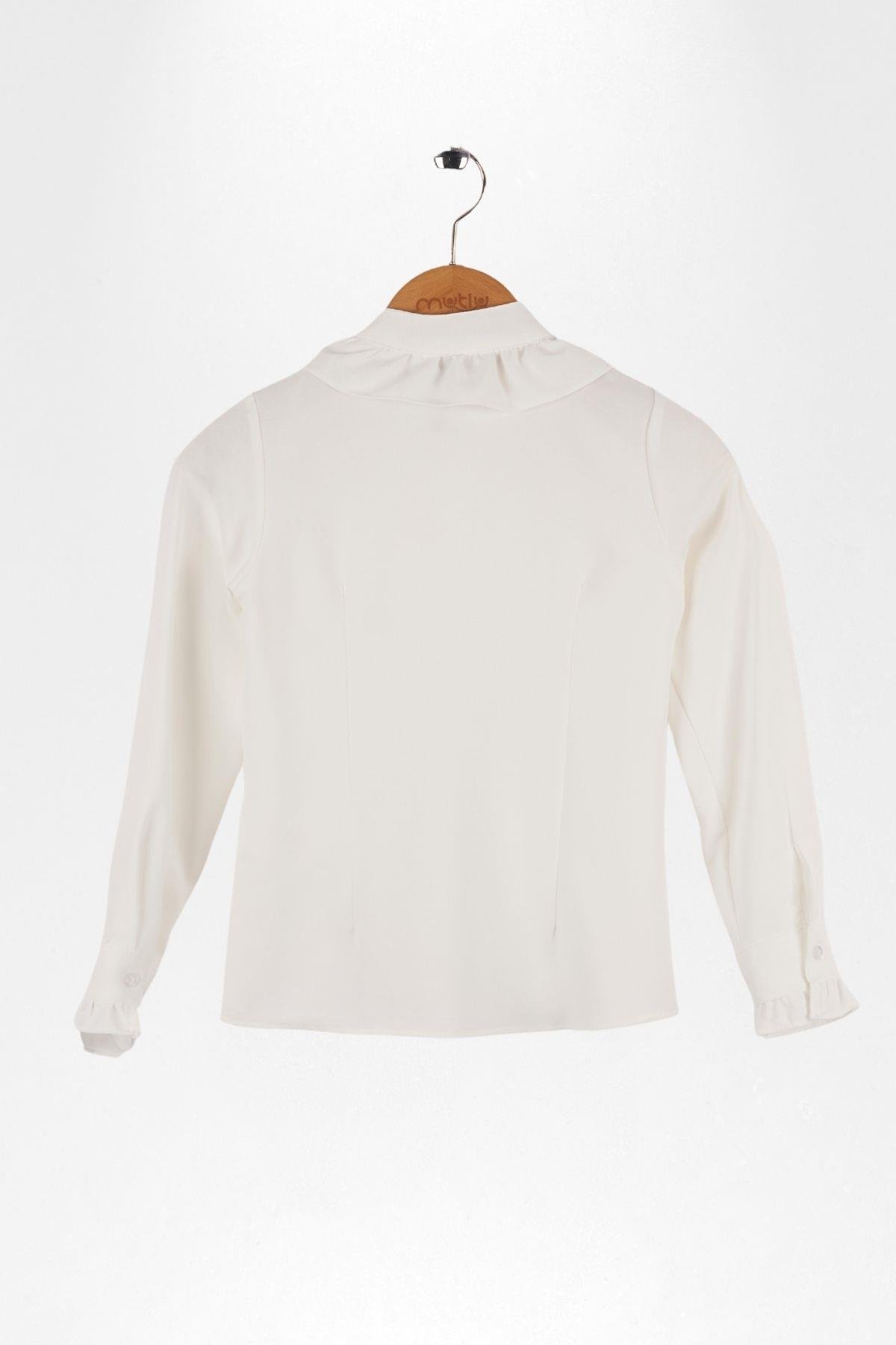 HAKİM YAKA FIRFIRLI OKUL KIZ GÖMLEK