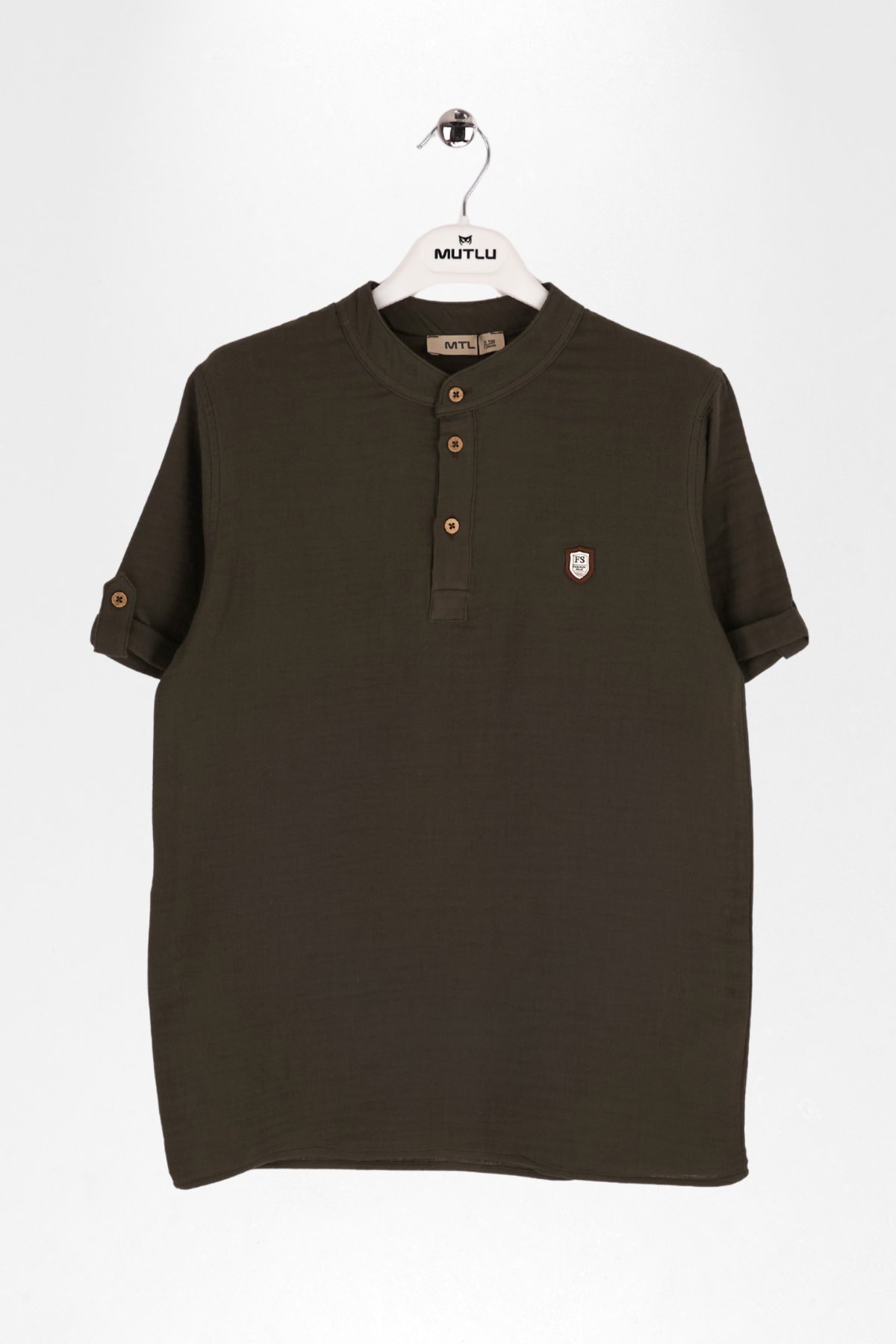 HAKİM YAKA YARIM PATLI ERKEK GÖMLEK