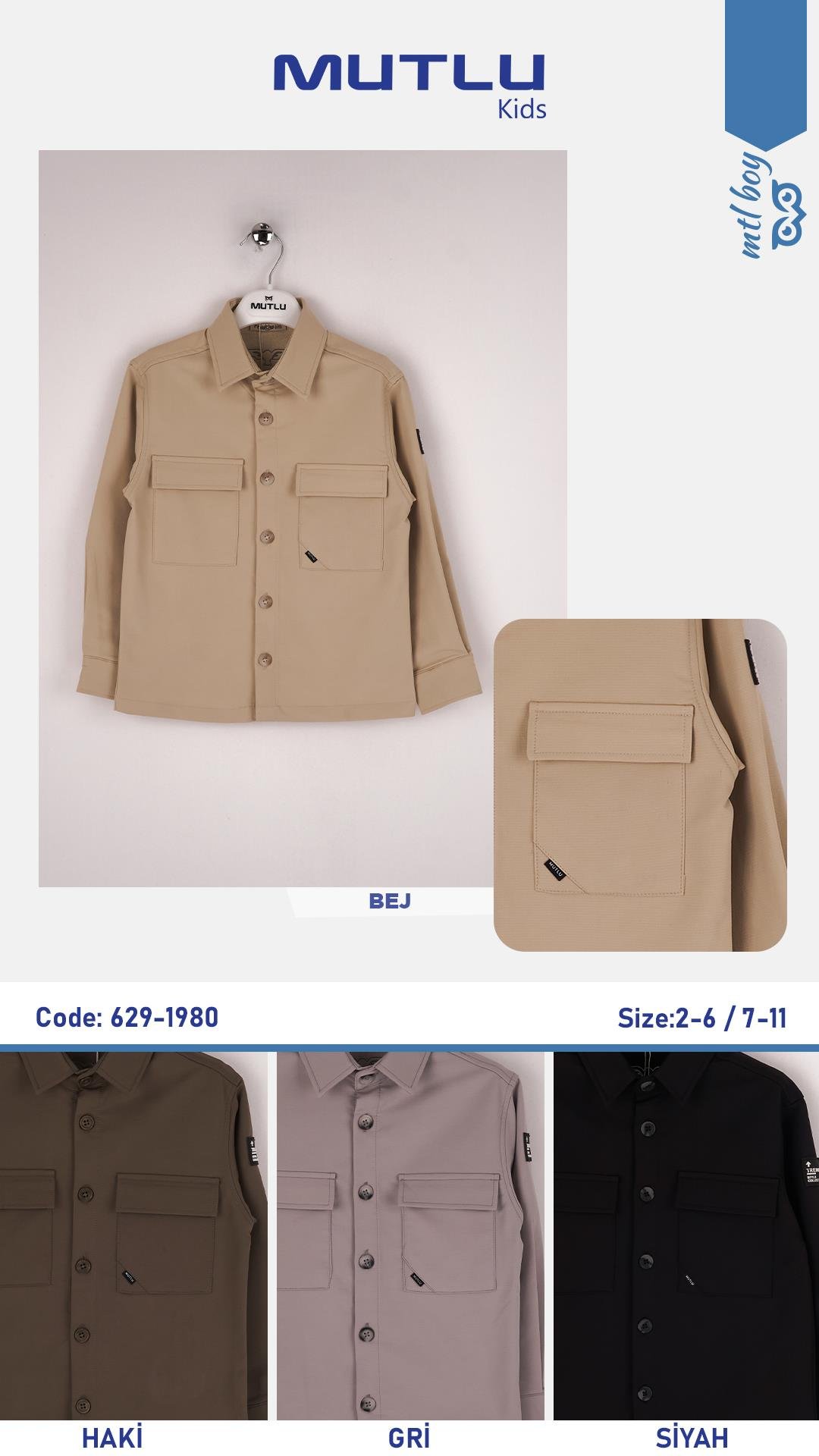 İÇ BASKILI ERKEK CEKET GÖMLEK