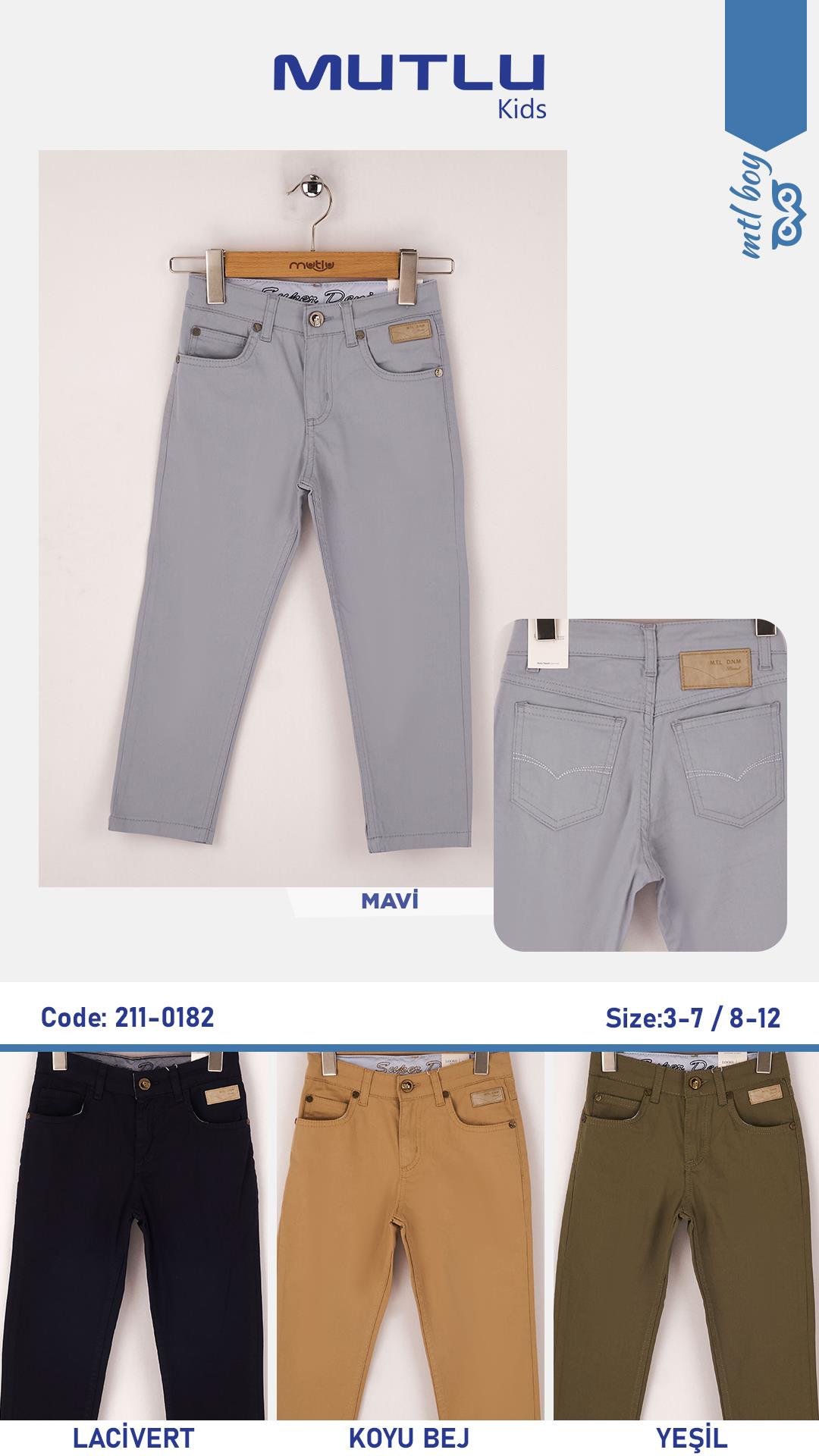 İÇ KEMER NAKIŞLI DERİ ETİKETLİ ERKEK PANTOLON