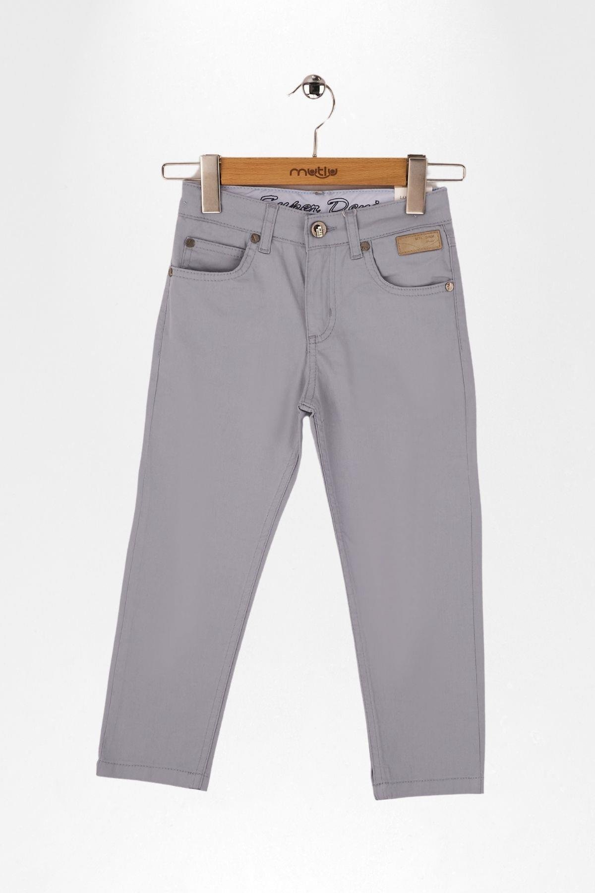 İÇ KEMER NAKIŞLI DERİ ETİKETLİ ERKEK PANTOLON