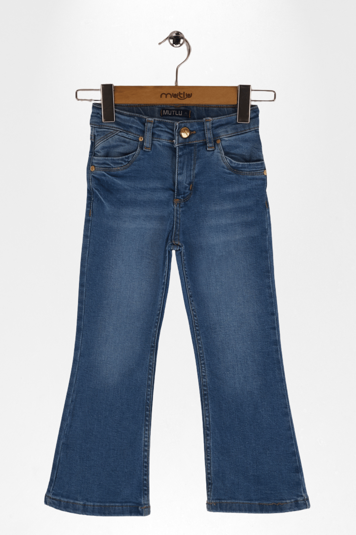 İSPANYOL PAÇA KIZ KOT PANTOLON