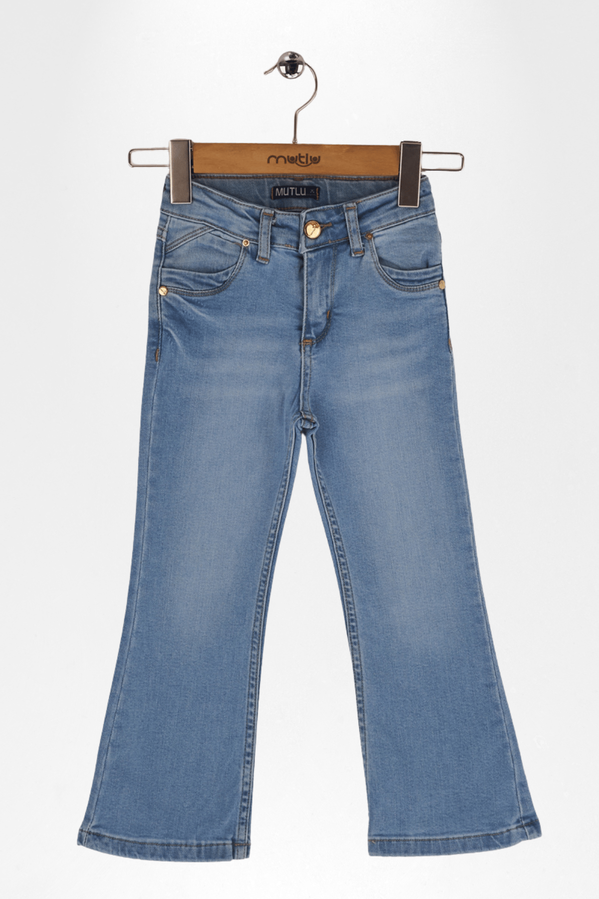 İSPANYOL PAÇA KIZ KOT PANTOLON