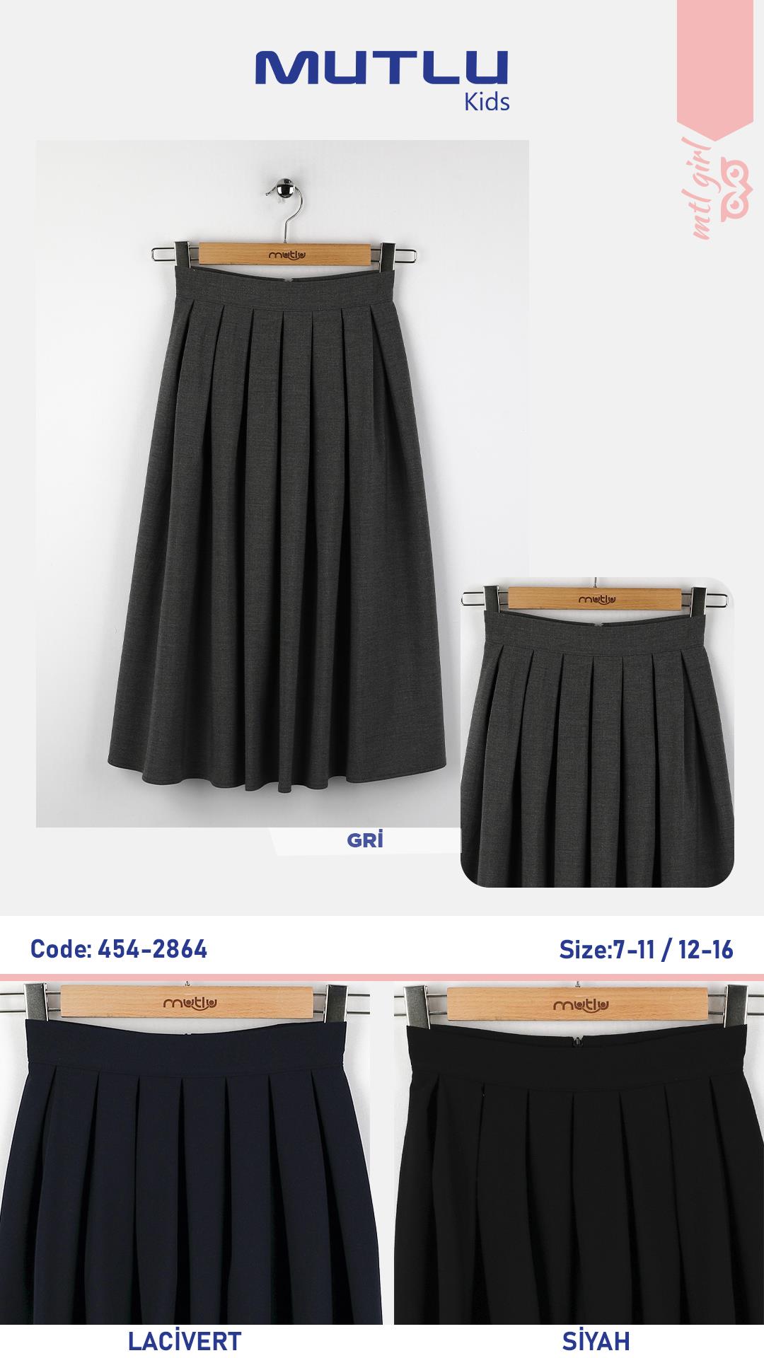 KALIN PİLELİ KIZ OKUL ETEK