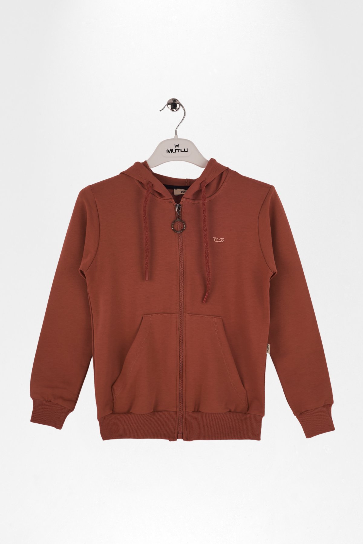 KANGURU CEPLİ UZUN KOL UNİSEX HIRKA