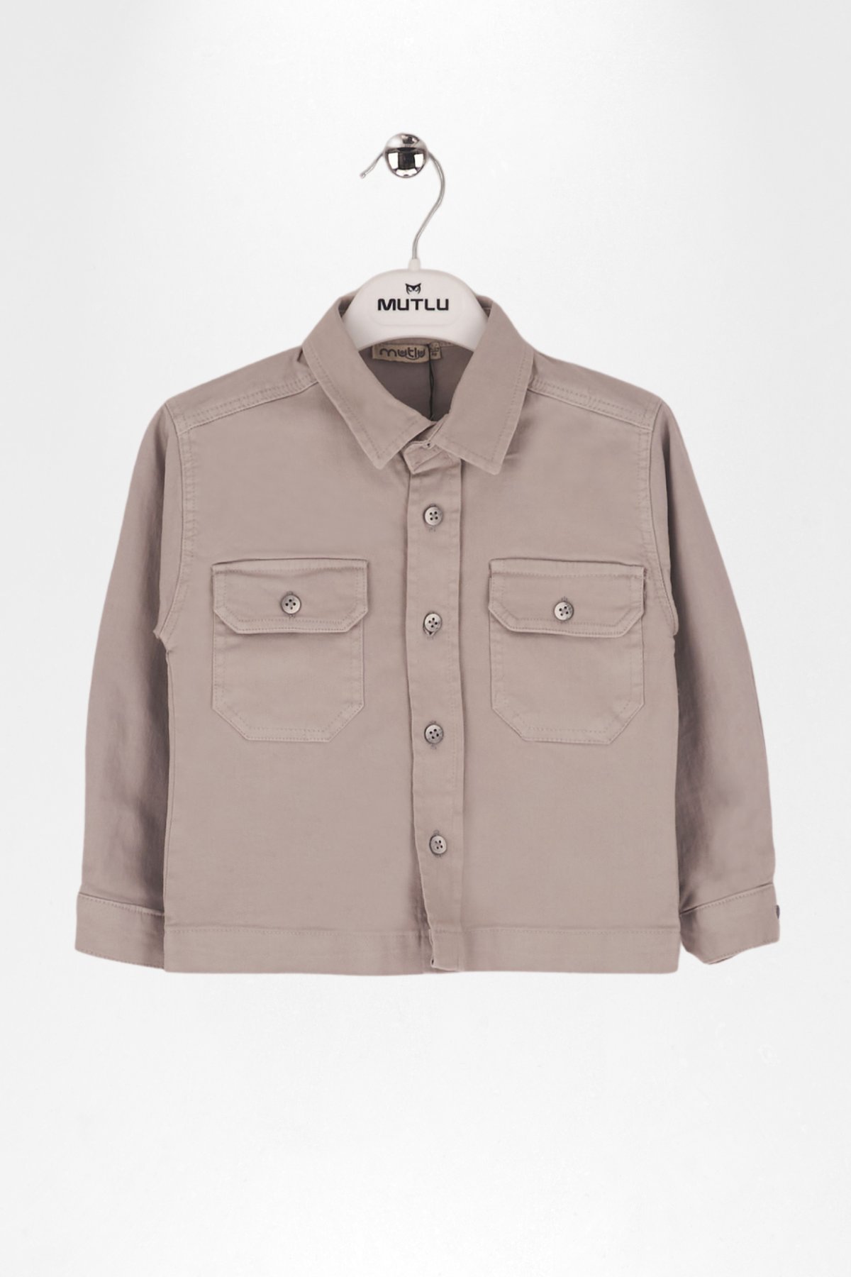 KAPAK CEPLİ ERKEK GABARDİN GÖMLEK