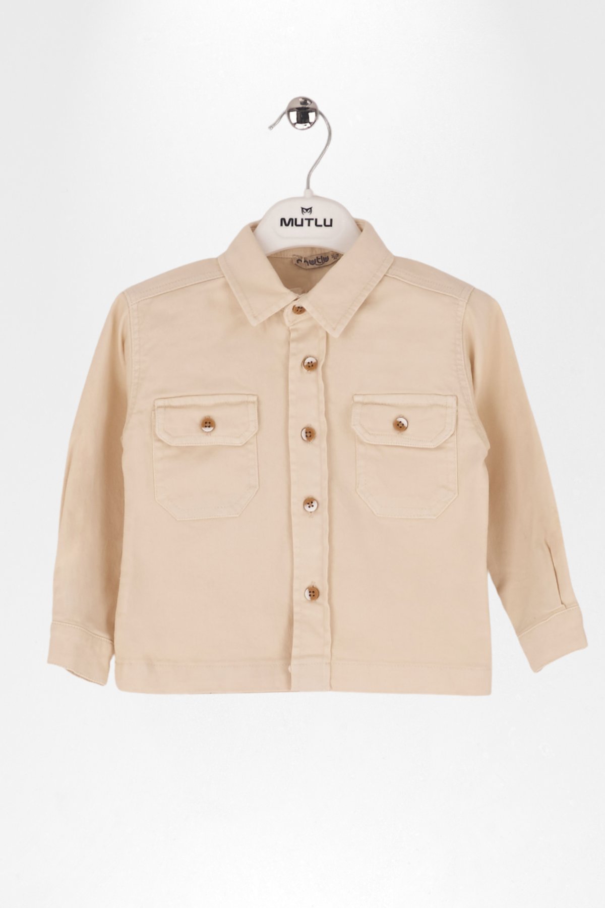 KAPAK CEPLİ ERKEK GABARDİN GÖMLEK