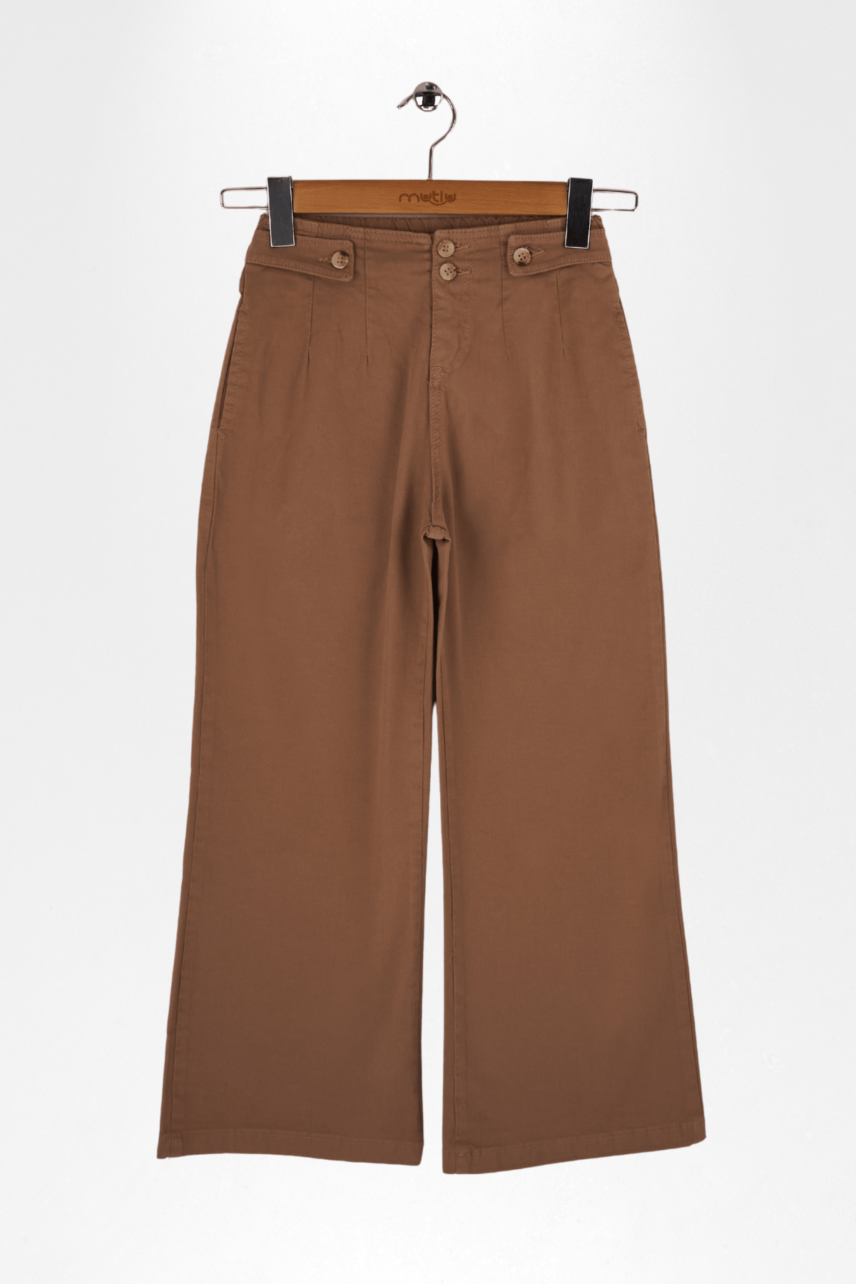 KEMER BANTLI PENSLİ KIZ PANTOLON