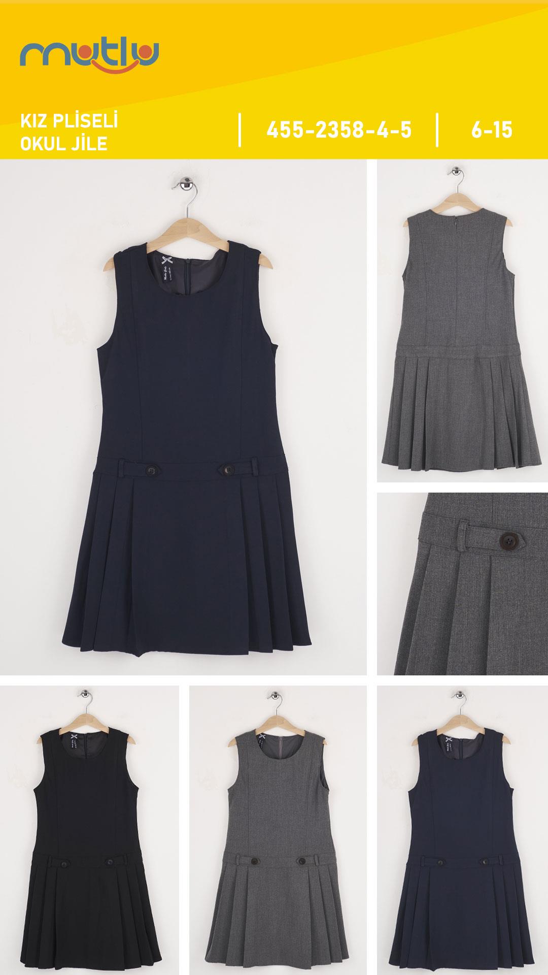 KIZ PLİSELİ OKUL JİLE