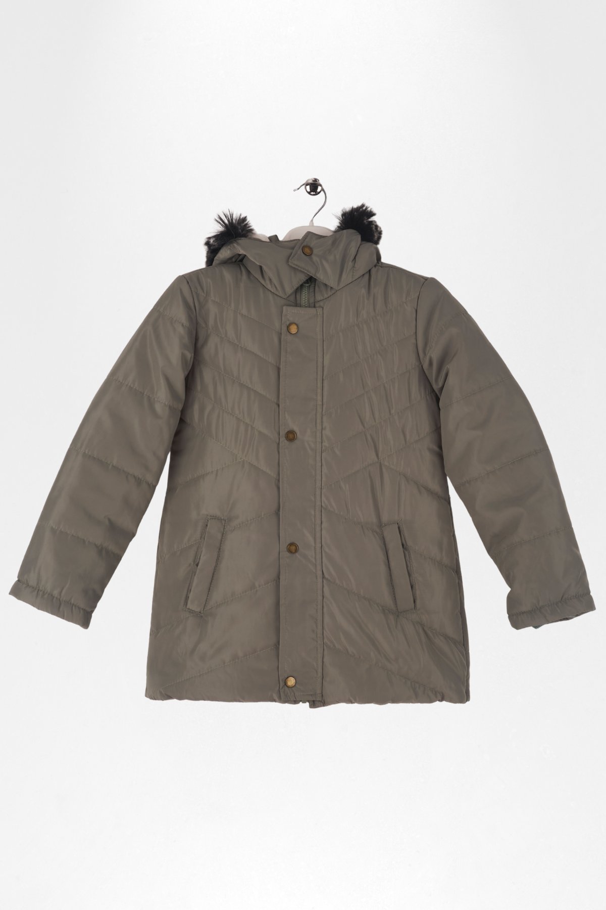 KÜRKLÜ BASİC KIZ MONT