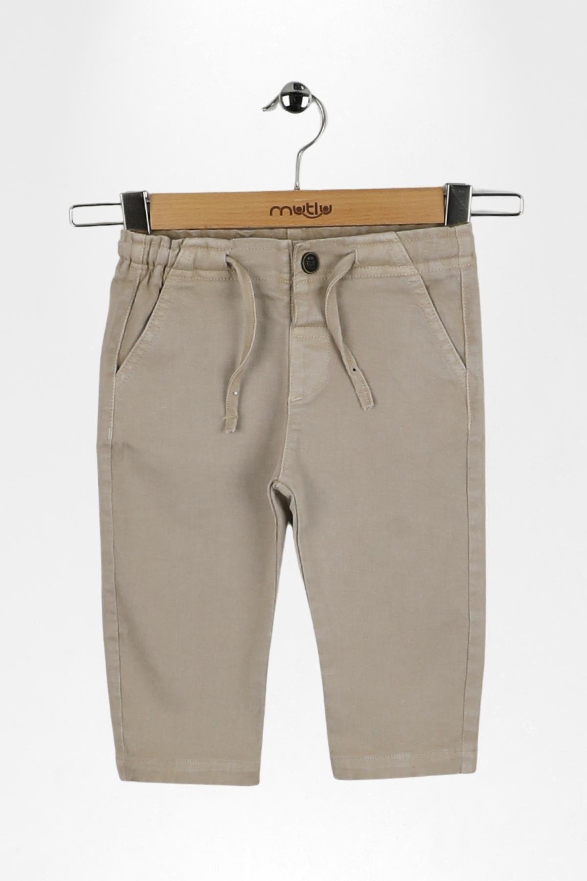 LASTİKLİ KORDONLU ERKEK PANTOLON