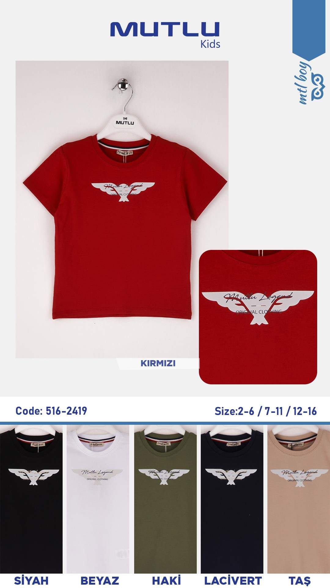 MUTLU LEGEND BASİC ERKEK TSHIRT