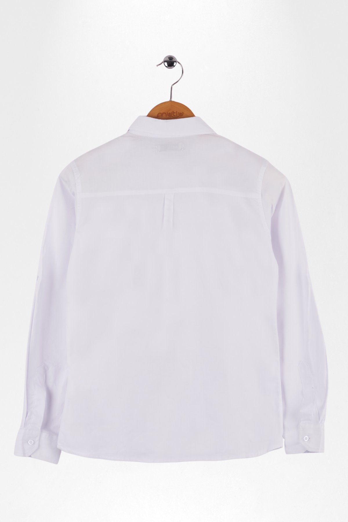 NAKIŞLI ERKEK UZUN KOL OKUL GÖMLEK