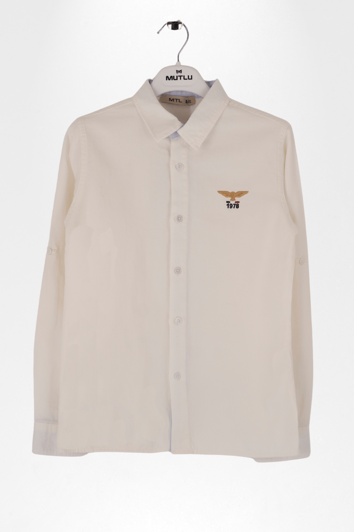 NAKIŞLI GARNİLİ ERKEK GÖMLEK