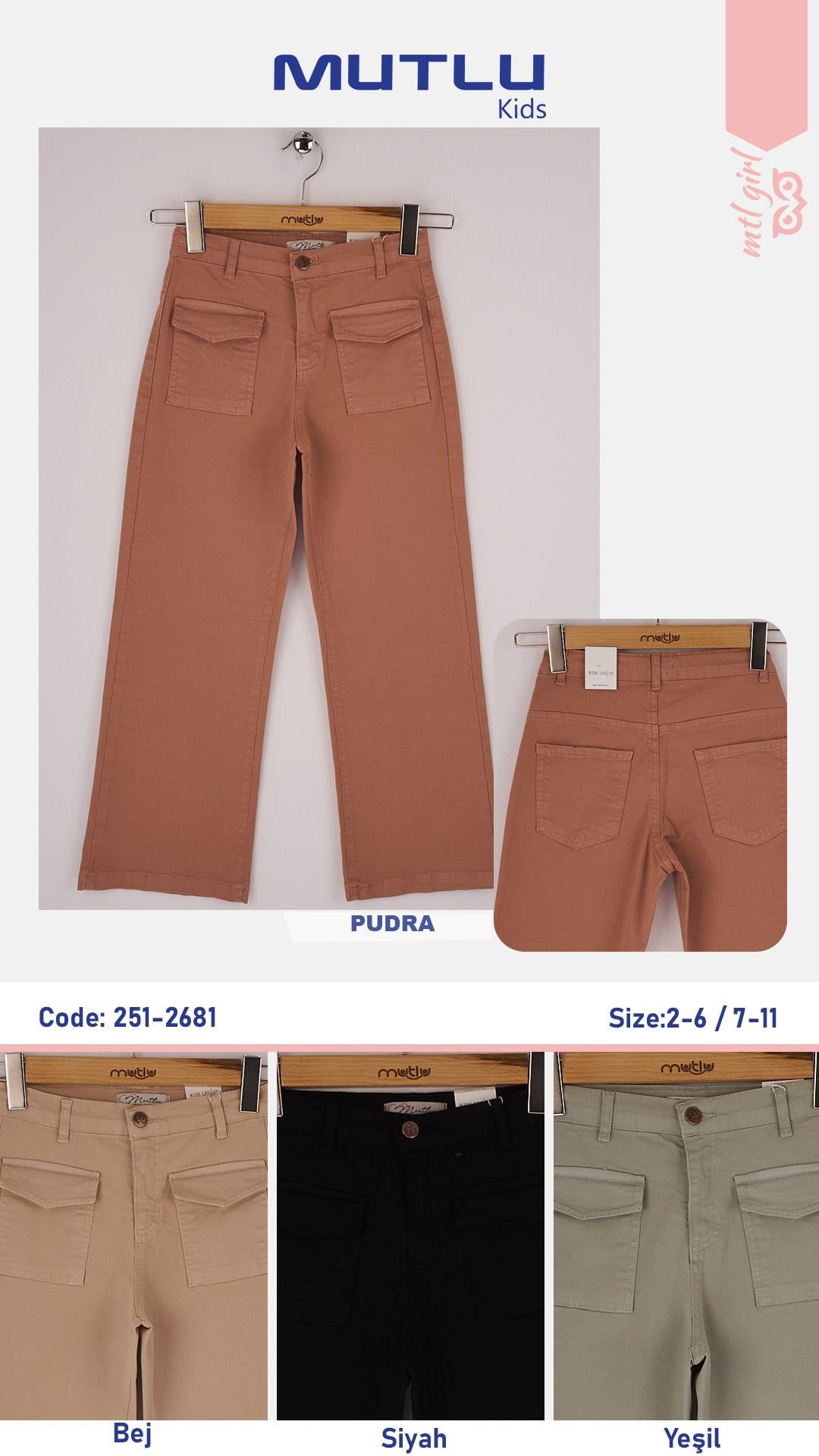 ÖN CEPLİ GABARDİN PANTOLON