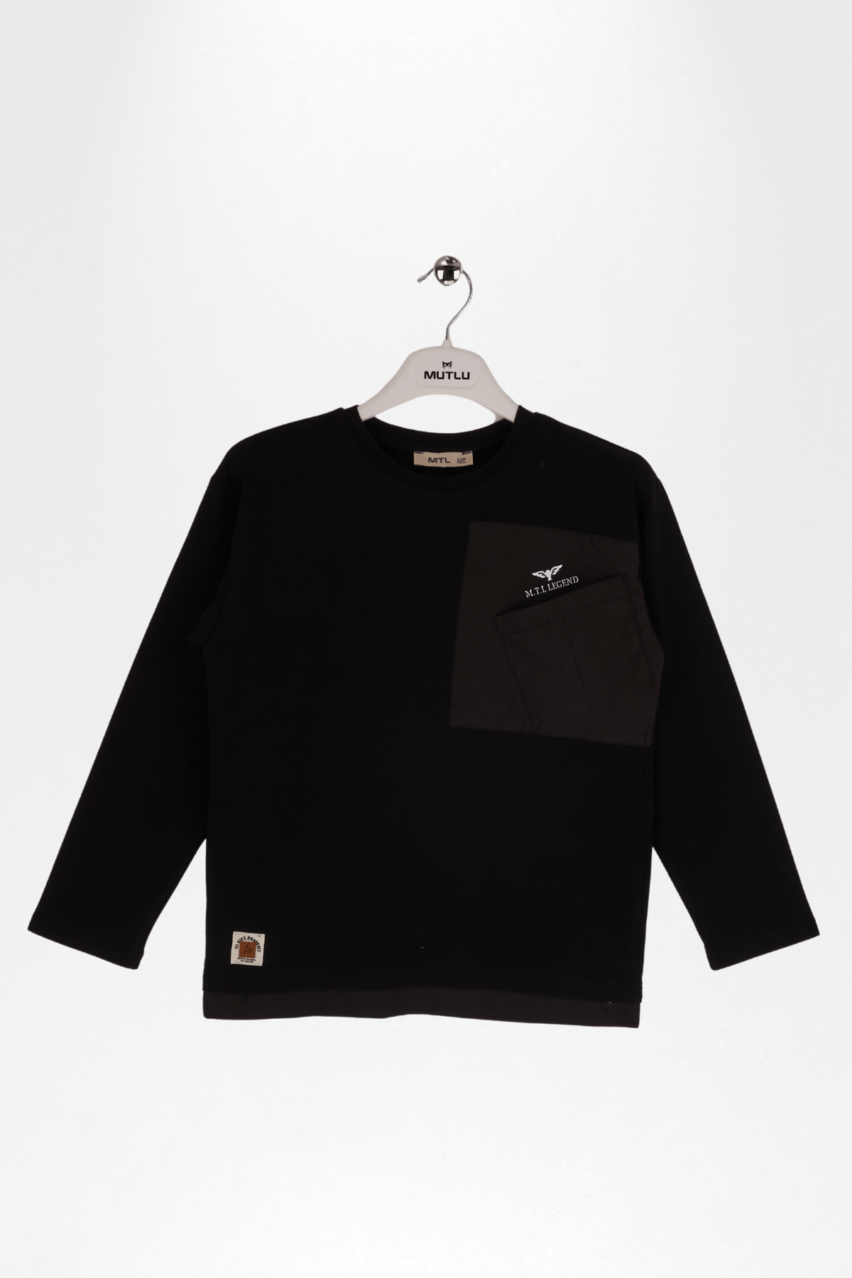 PARAŞÜT GARNİLİ ERKEK UZUN KOL TSHIRT