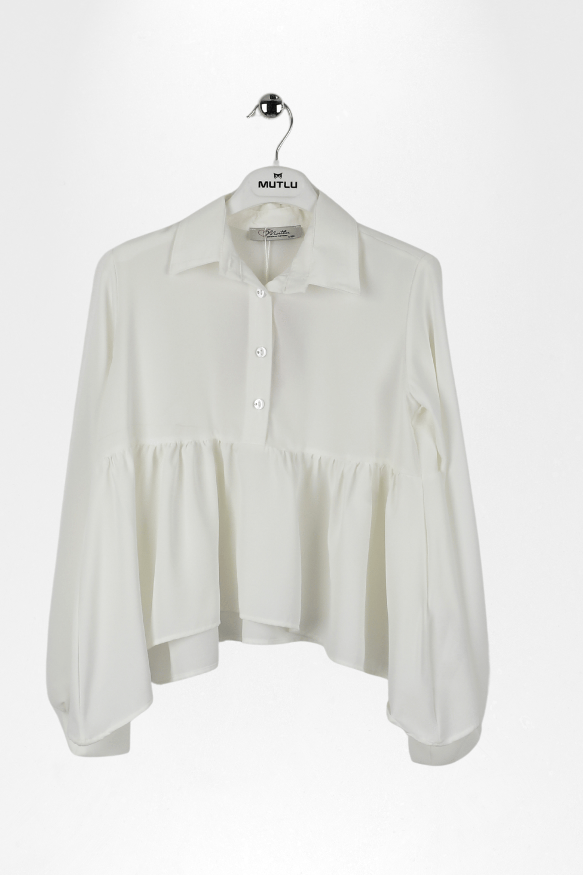 PARÇASI BÜZGÜLÜ KIZ OKUL GÖMLEK