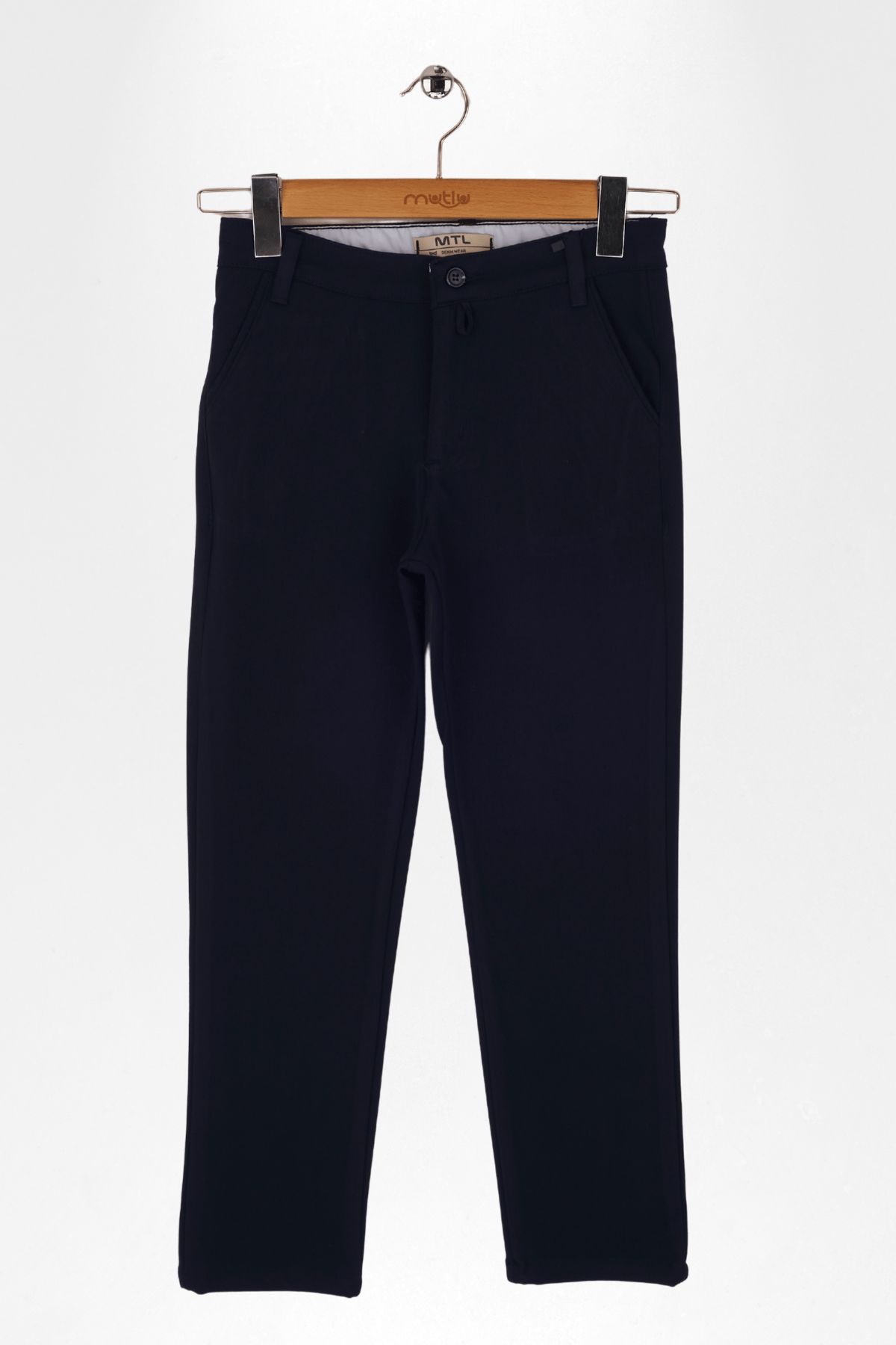 PAT BRİT DETAYLI ERKEK OKUL PANTOLON