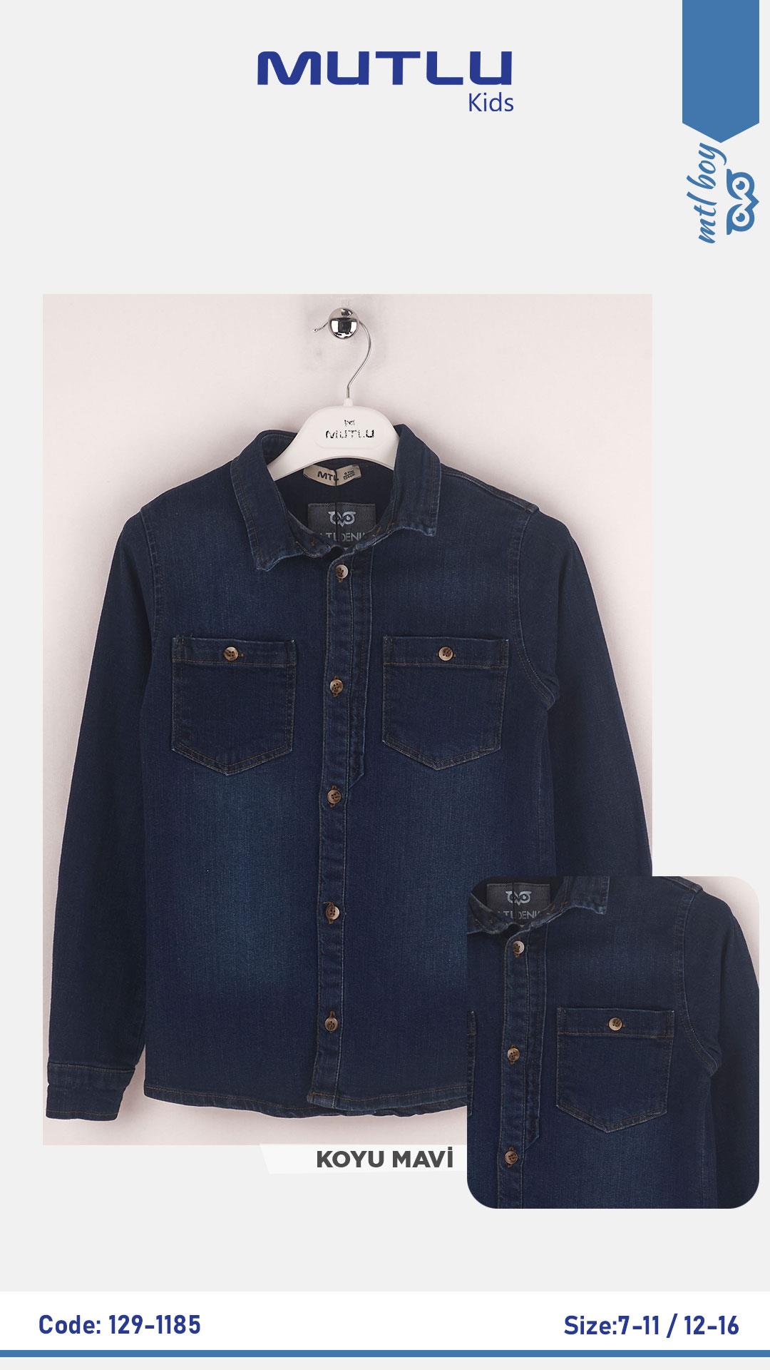 PAT YANI PARÇALI ERKEK KOT GÖMLEK