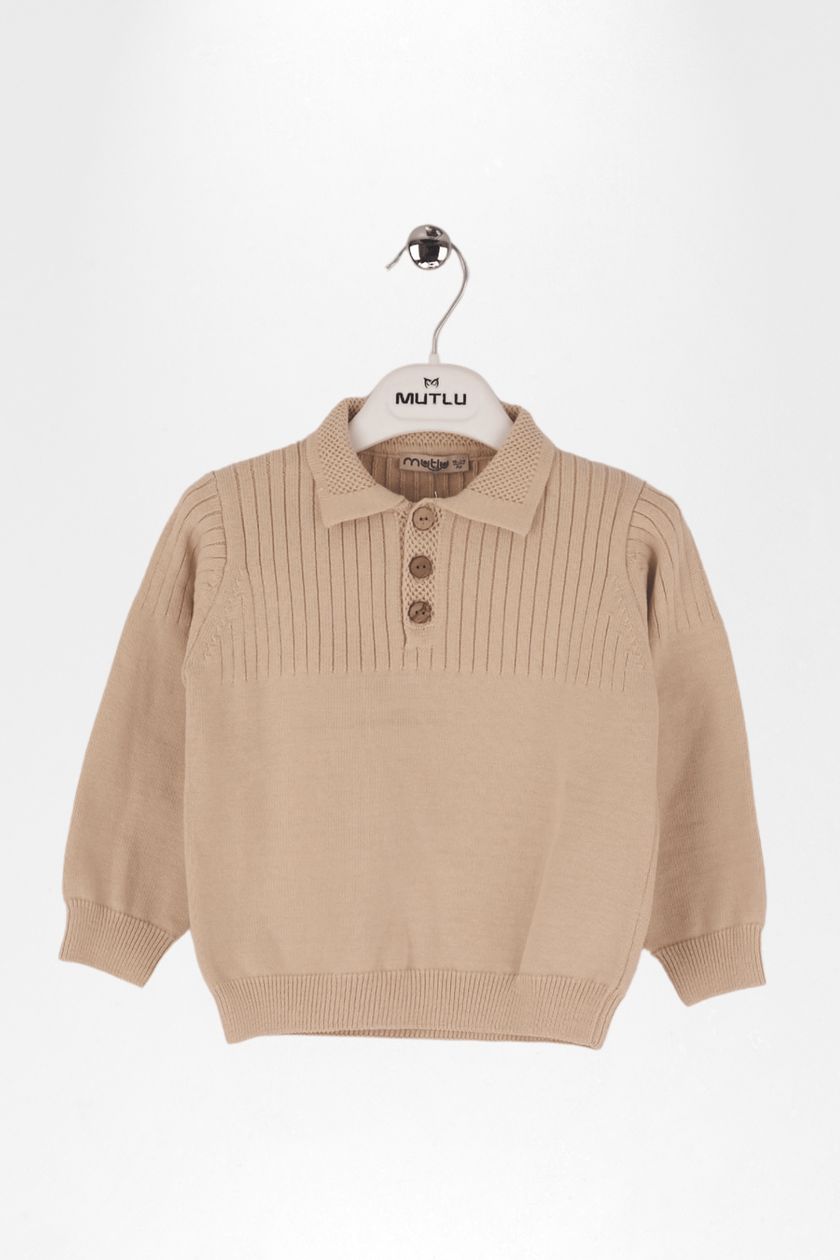 PATLI ERKEK UZUN KOL TRİKO